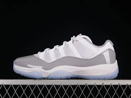 All categories Air Jordan Jordan series basketball shoes Air Jordan 11 pure original version Air Jordan 11 Low "Cement Grey" AJ11 Joe 11 cool gray low-top basketball shoes AV2187-140